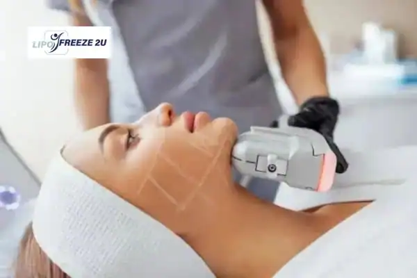 image of HIFU Camberley treatment in progress.