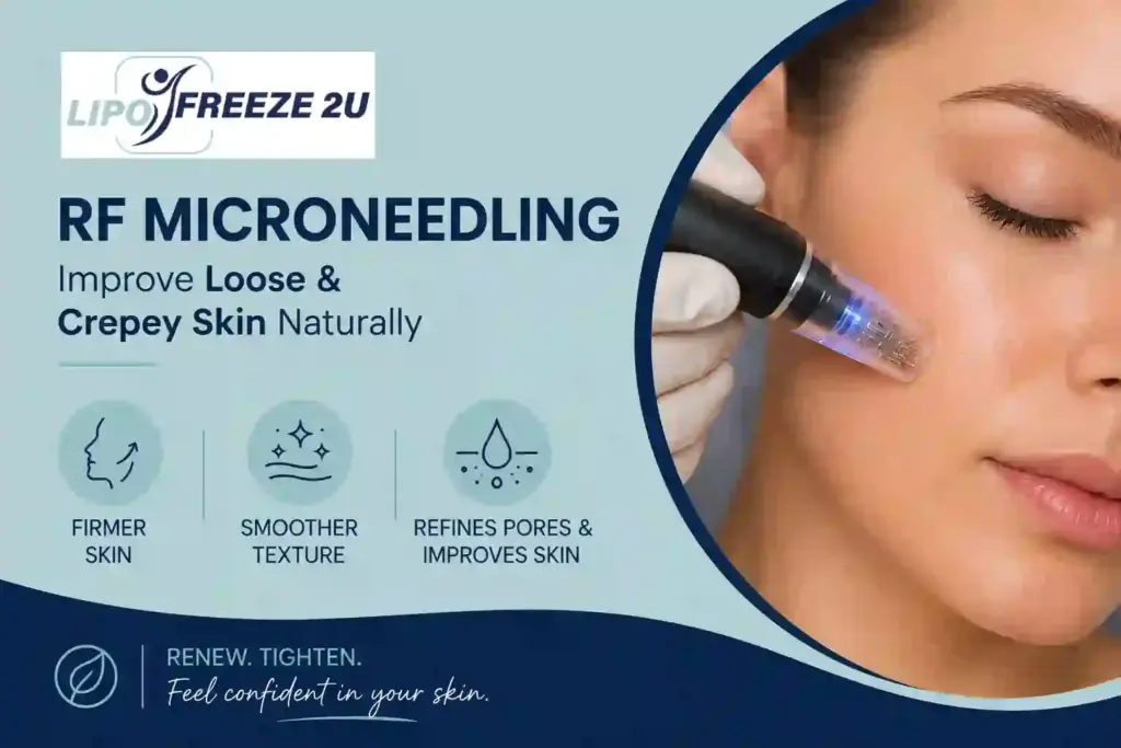 Can RF Microneedling Help Improve Loose and Crepey Skin Camberley?